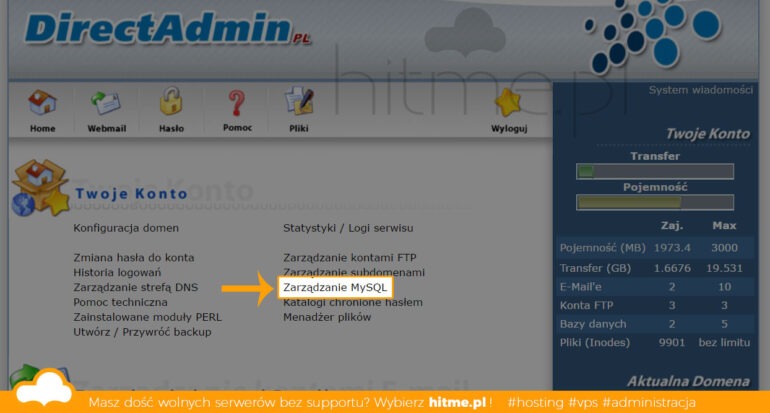 p directadmin kopia mysql backup