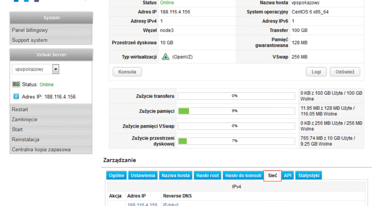 panel vps