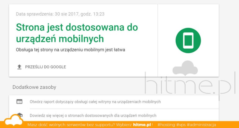 wydajność witryny dostosowanie do urządzeń mobilnych