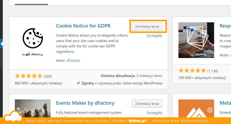 cookie notice for gdpr
