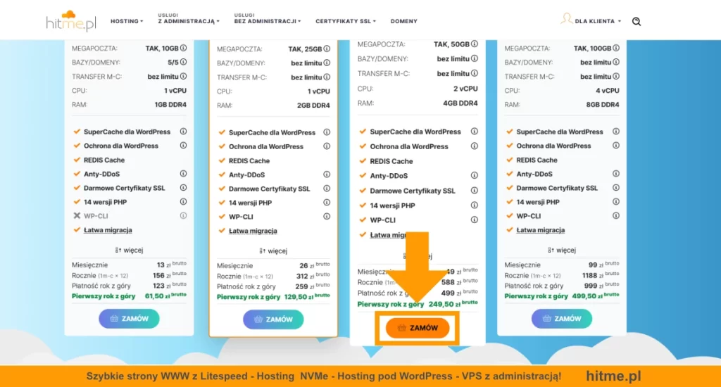 hosting wordpress zamow