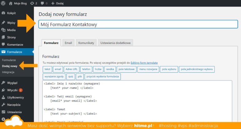 nowy formularz cf7 rodo