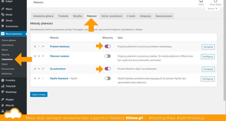 woocommerce WordPress bramka płatności