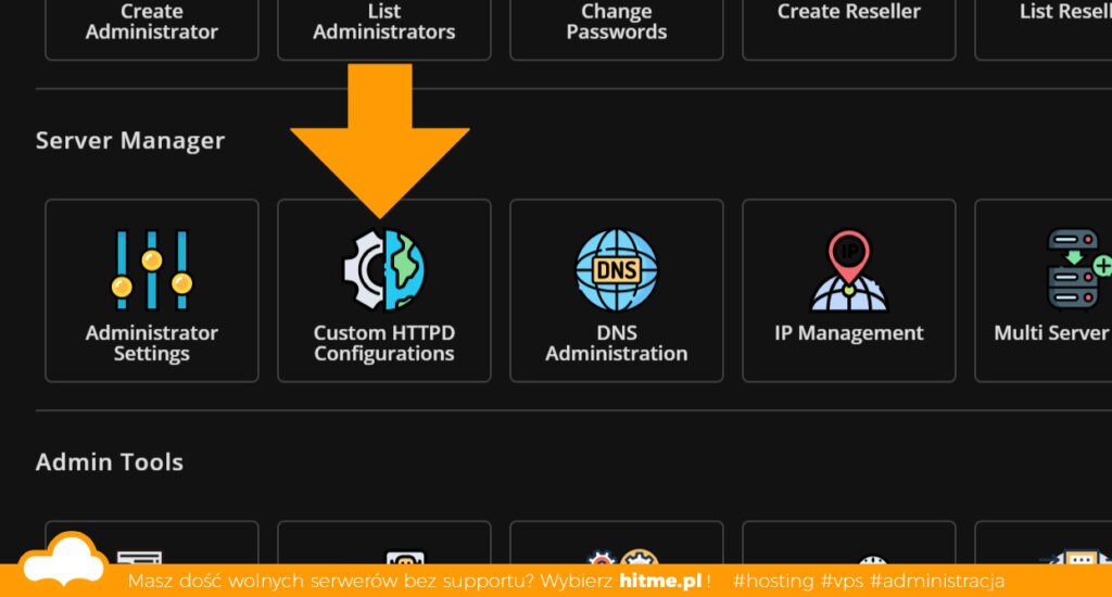 Zmiana katalogu dla domeny (DirectAdmin VPS) - Blog