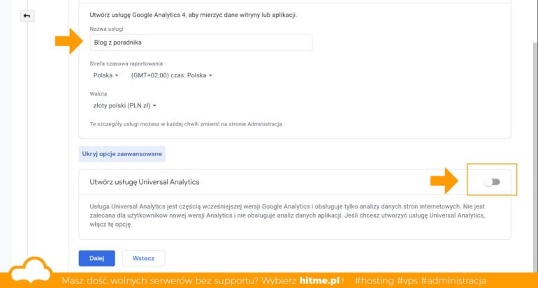 google analytics usługa