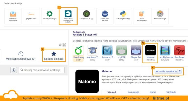 matomo alternatyw dla google analytics