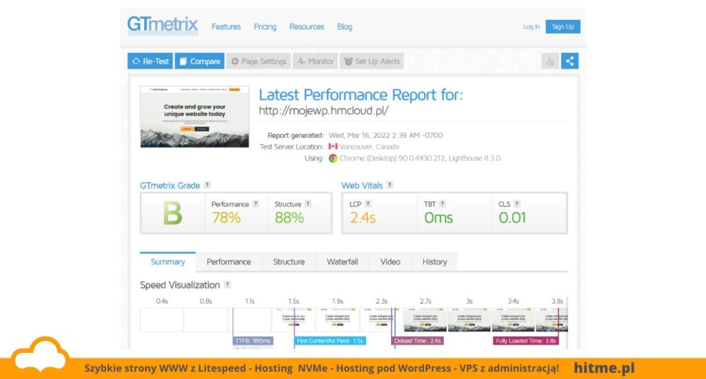 gtmetrix wordpress