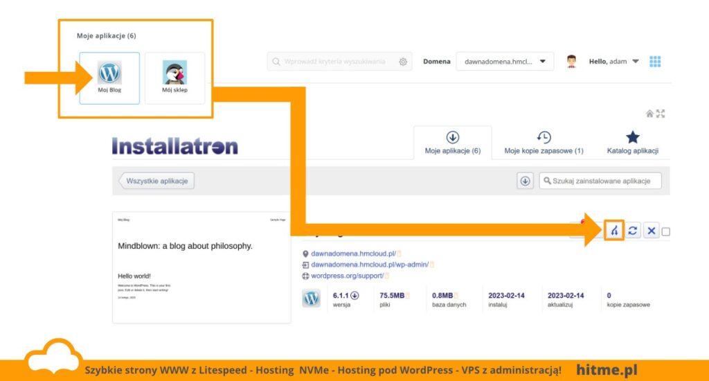 autoinstalator klonowanie wordpress