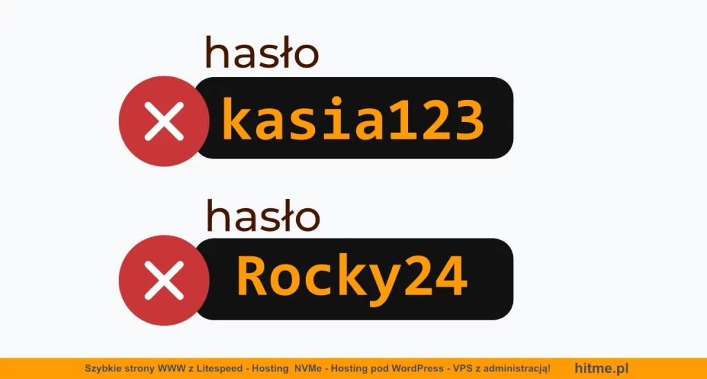 przyklad zlego hasla