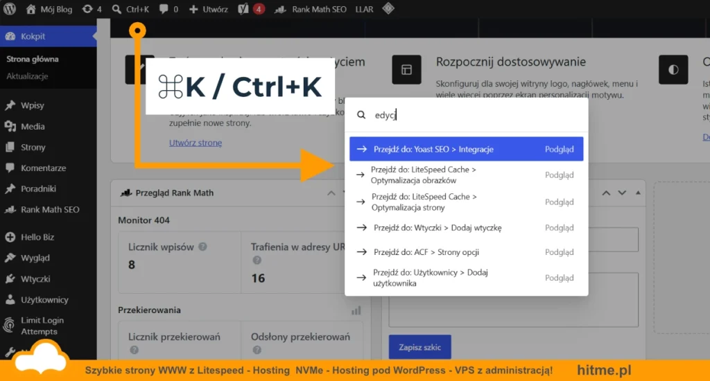 wordpress 7 0 paleta komend