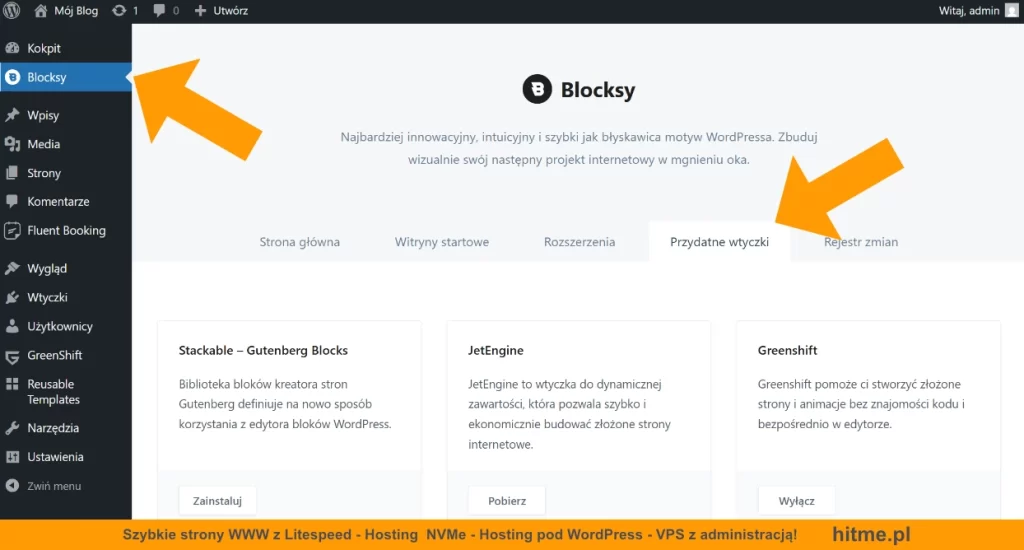 wp 2026 blocksy rozszerzenia