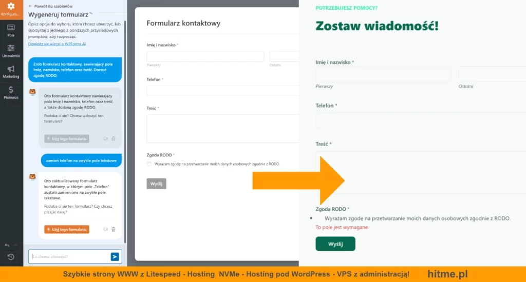 wp 2026 forms formularz