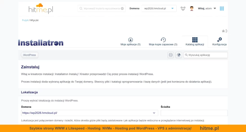 wp 2026 instalacja wordpress