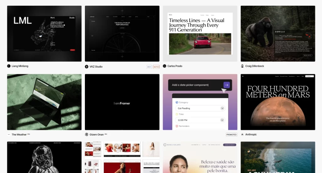 www trendy 2026 przyklady scrolling