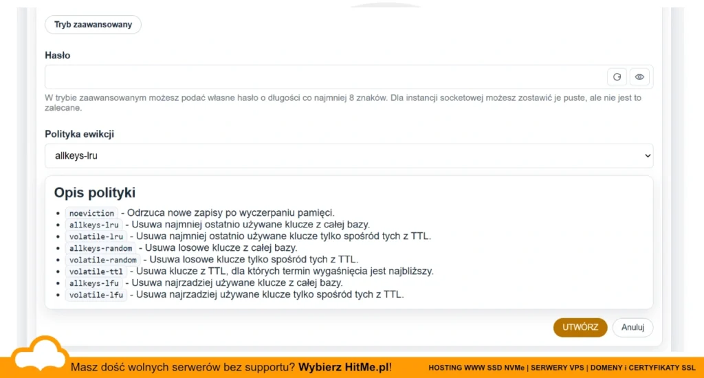 directadmin redis nowa zaawansowany