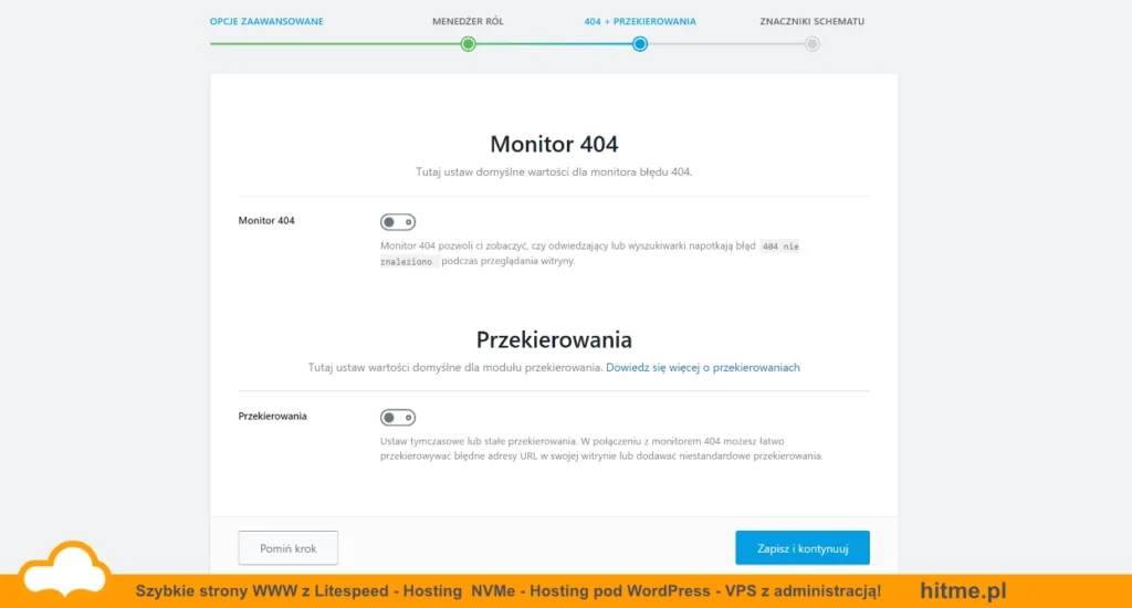 rankmathseo przekierowania 404