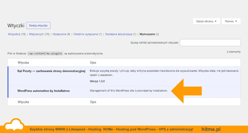 12 wptest wymuszane installatron ramka